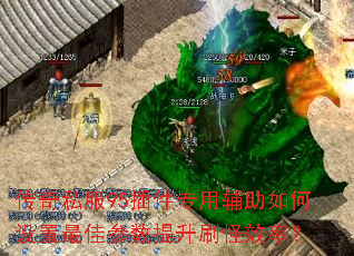 传奇私服95插件专用辅助如何设置最佳参数提升刷怪效率? 传奇私服95插件专用辅助如何设置最佳参数提升刷怪效率?