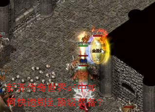 新开传奇世界sf中如何快速刷到顶级装备? 新开传奇世界sf中如何快速刷到顶级装备?