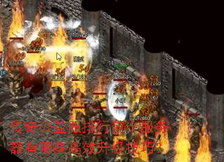 传奇公益服排行前十服务器有哪些高效升级技巧? 传奇公益服排行前十服务器有哪些高效升级技巧?