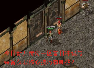 今日新开传奇一区首日冲级与装备获取核心技巧有哪些? 今日新开传奇一区首日冲级与装备获取核心技巧有哪些?