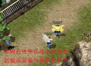 如何在传奇私服中快速刷到极品装备与稀有材料? 如何在传奇私服中快速刷到极品装备与稀有材料?