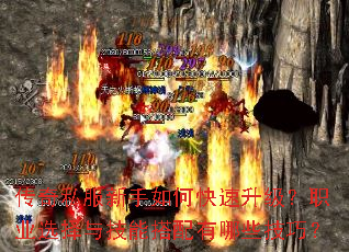 传奇私服新手如何快速升级?职业选择与技能搭配有哪些技巧? 传奇私服新手如何快速升级?职业选择与技能搭配有哪些技巧?