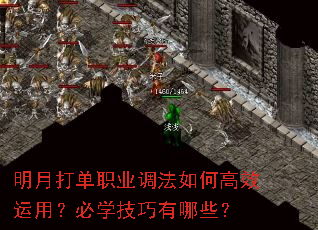 明月打单职业调法如何高效运用?必学技巧有哪些? 明月打单职业调法如何高效运用?必学技巧有哪些?