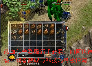 ��Ѫ����˽�����ֱؿ�����ο���������װ����ȡ��PK�����ռ�ָ��