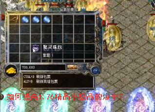 如何提高1.76精品小极品的爆率? 如何提高1.76精品小极品的爆率?