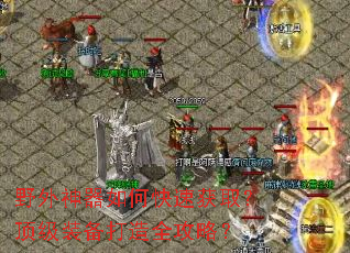 野外神器如何快速获取?顶级装备打造全攻略? 野外神器如何快速获取?顶级装备打造全攻略?