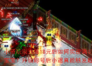 小资玩家充值18元后如何实现满切割与终极宝宝?升级称号后小退真能触发超高爆率吗? 小资玩家充值18元后如何实现满切割与终极宝宝?升级称号后小退真能触发超高爆率吗?