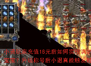 小资玩家充值18元后如何实现满切割与终极宝宝?升级称号后小退真能触发超高爆率吗? 小资玩家充值18元后如何实现满切割与终极宝宝?升级称号后小退真能触发超高爆率吗?