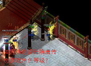 如何快速提升隋唐传奇游戏角色等级? 如何快速提升隋唐传奇游戏角色等级?