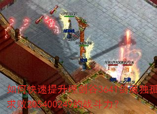 如何快速提升埋剑谷3641剑魔独孤求败205400249的战斗力? 如何快速提升埋剑谷3641剑魔独孤求败205400249的战斗力?