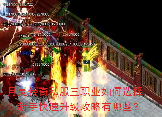月灵传奇私服三职业如何选择?新手快速升级攻略有哪些? 月灵传奇私服三职业如何选择?新手快速升级攻略有哪些?
