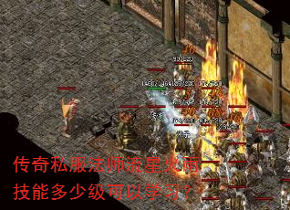 传奇私服法师流星火雨技能多少级可以学习? 传奇私服法师流星火雨技能多少级可以学习?