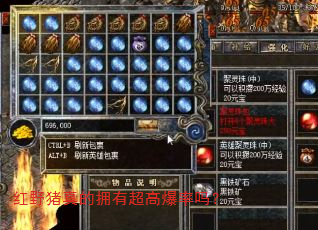 红野猪真的拥有超高爆率吗? 红野猪真的拥有超高爆率吗?
