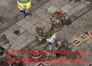 热血传奇私服仍在运营吗?如何选择可靠服务器与快速升级攻略 热血传奇私服仍在运营吗?如何选择可靠服务器与快速升级攻略