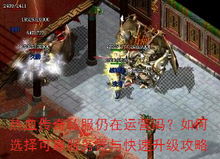 热血传奇私服仍在运营吗?如何选择可靠服务器与快速升级攻略 热血传奇私服仍在运营吗?如何选择可靠服务器与快速升级攻略