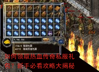 如何领取热血传奇私服礼包?新手必看攻略大揭秘 如何领取热血传奇私服礼包?新手必看攻略大揭秘