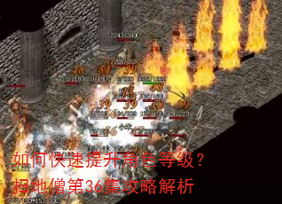 如何快速提升角色等级?扫地僧第36集攻略解析 如何快速提升角色等级?扫地僧第36集攻略解析